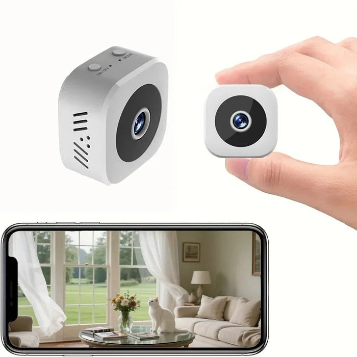 Mini kamera bezpieczeństwa 1080P z WiFi i noktowizorem – Bezprzewodowy nadzór z detekcją ruchu 7