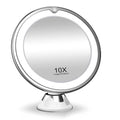 Lustro powiększające LED 10x z obrotem 360° – Idealne do makijażu 0