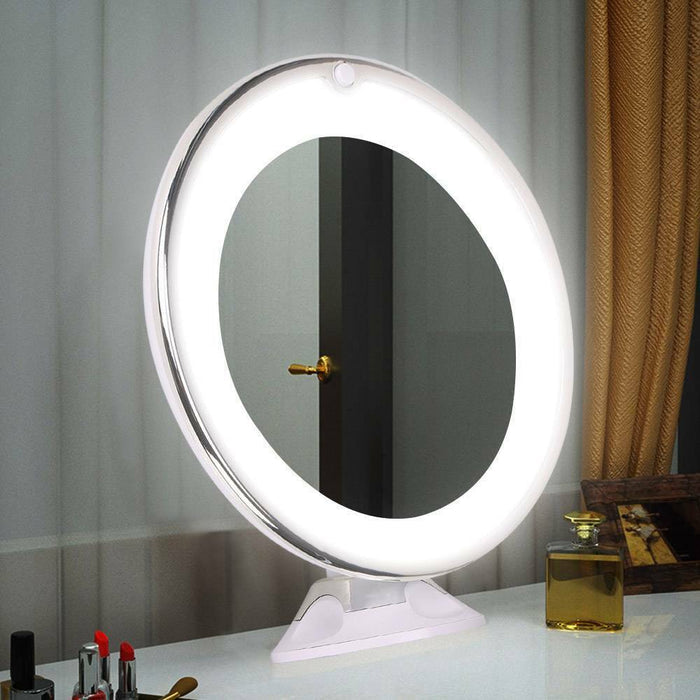Lustro powiększające LED 10x z obrotem 360° – Idealne do makijażu 2