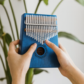 17-klawiszowy fortepian Kalimba – Przenośny instrument muzyczny z drewna i stali 0