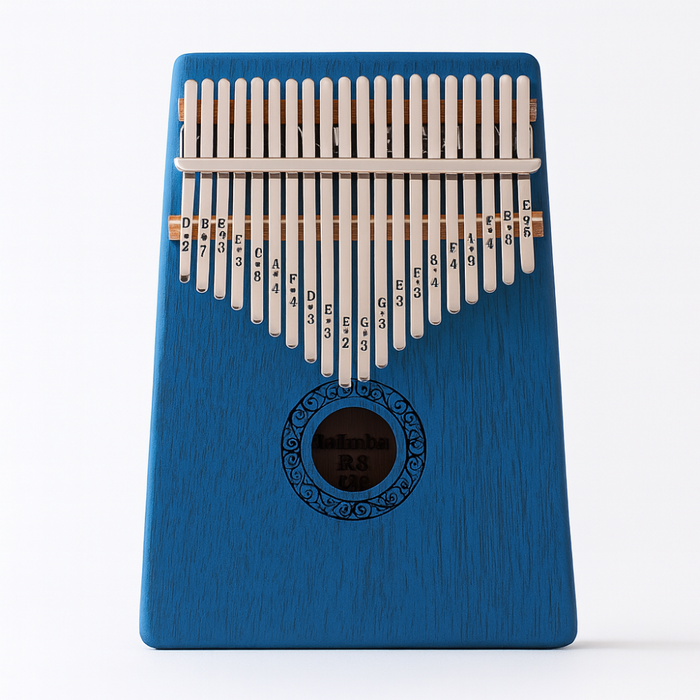 17-klawiszowy fortepian Kalimba – Przenośny instrument muzyczny z drewna i stali 1