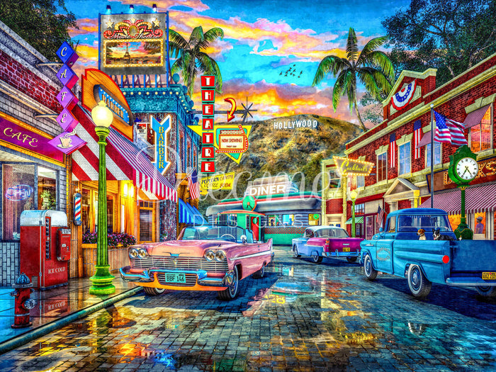 1950s Hollywood Street
