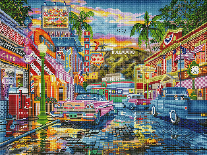 1950s Hollywood Street
