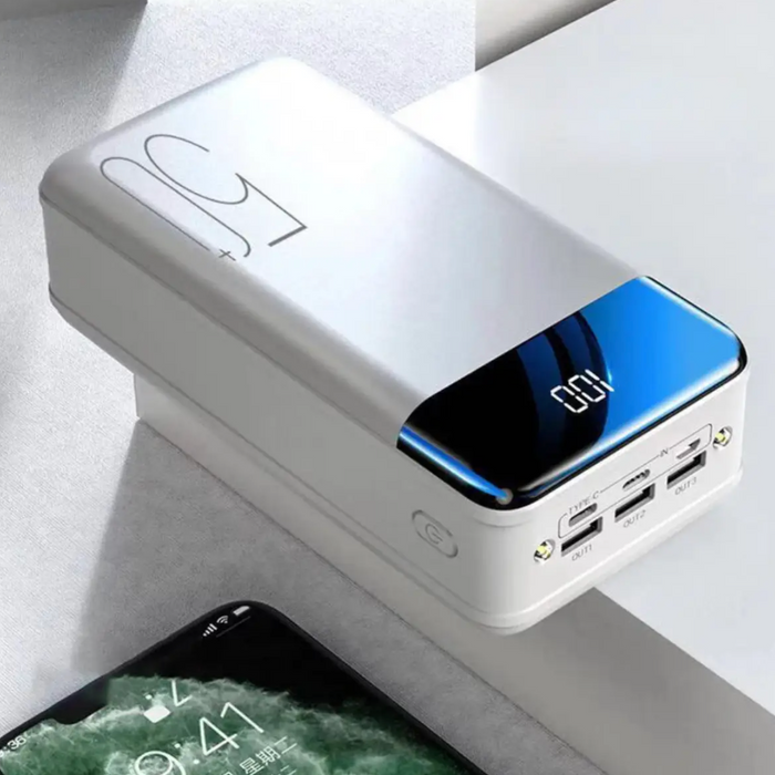Power Bank 50 000 mAh z szybkim ładowaniem – przenośna ładowarka do telefonów, tabletów i laptopów 2