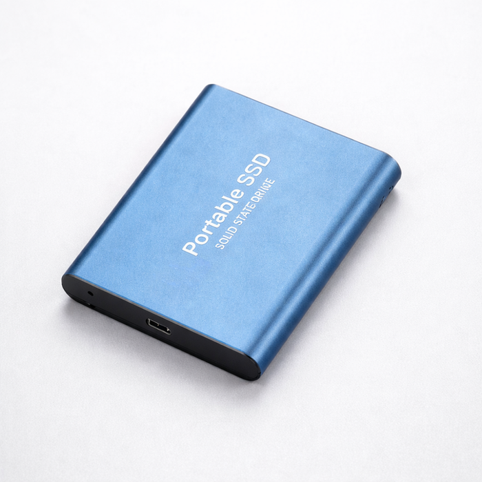 Zewnętrzny dysk SSD 512 GB z szybkim połączeniem USB – przenośny dysk pamięci masowej Silver 3