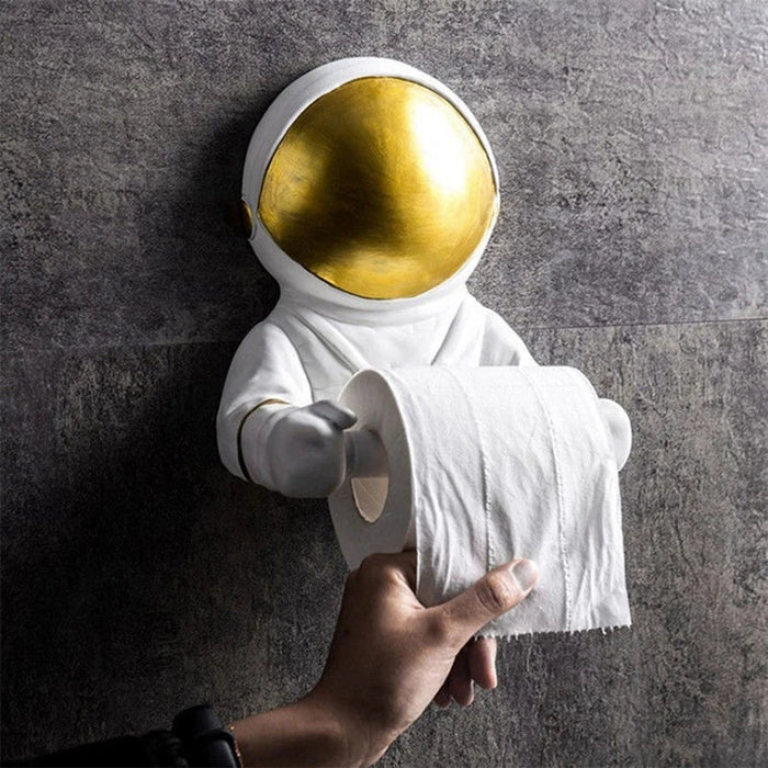 Uchwyt na Papier Toaletowy Astronauta – Zabawny Wieszak do Łazienki, Ręcznie Wykonany, Funkcjonalny Akcent 1