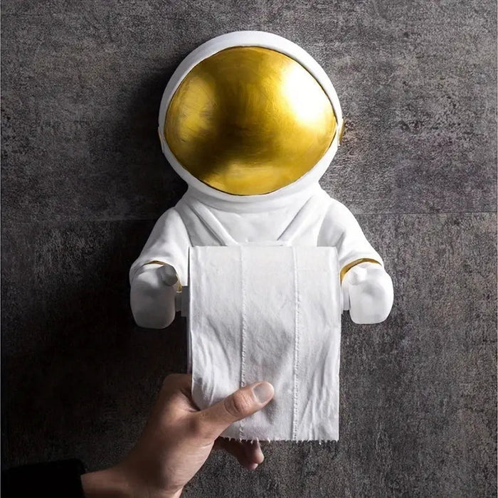 Uchwyt na Papier Toaletowy Astronauta – Zabawny Wieszak do Łazienki, Ręcznie Wykonany, Funkcjonalny Akcent 3