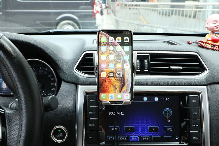 Automatyczny Uchwyt Telefonu z Funkcją Ładowania Bezprzewodowego i Infrarowdową Autodetekcją 8