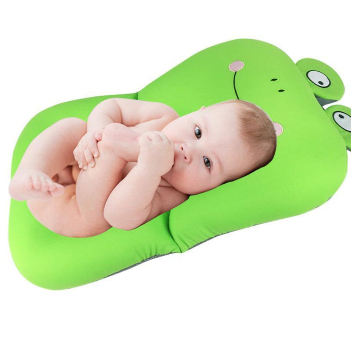 Mata do Kąpieli dla Niemowląt z Antypoślizgową Powierzchnią – Ergonomiczna, Miękka Tkanina Lycra, 55 cm x 35 cm 0