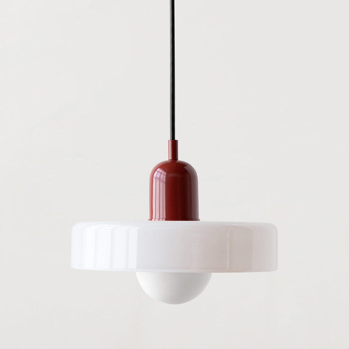 Lampa Wisząca Bauhaus z Kolorowego Szkła – Nowoczesny Design i Artystyczny Urok 0