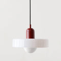 Lampa Wisząca Bauhaus z Kolorowego Szkła – Nowoczesna Lampa do Salonu i Żyrandol z Regulowaną Długością 0