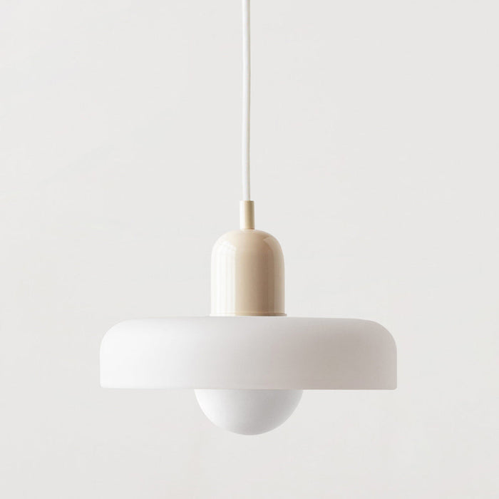 Lampa Wisząca Bauhaus z Kolorowego Szkła – Nowoczesna Lampa do Salonu i Żyrandol z Regulowaną Długością 5