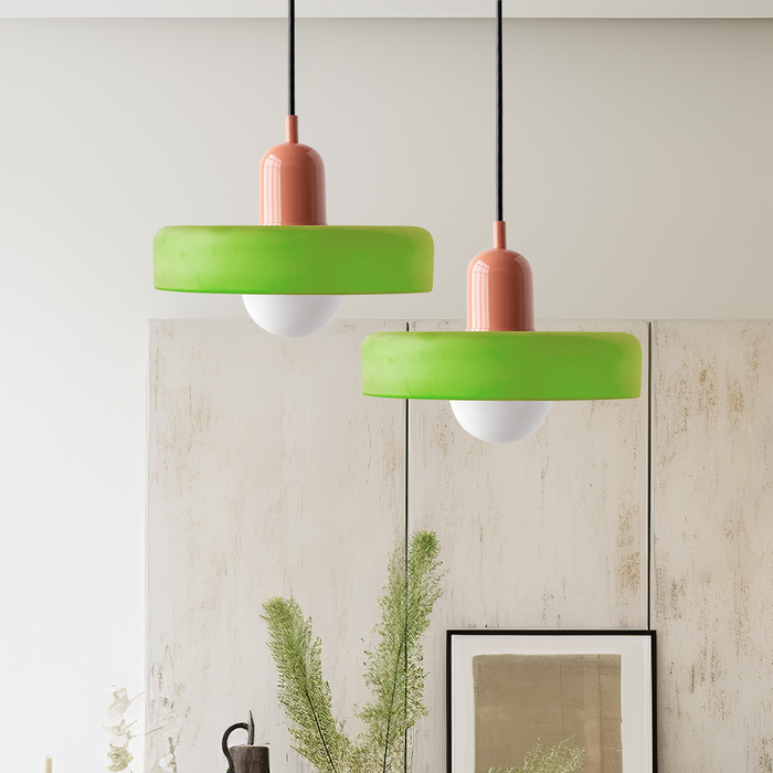 Green (matte) / Pink / 25 x 18 cm