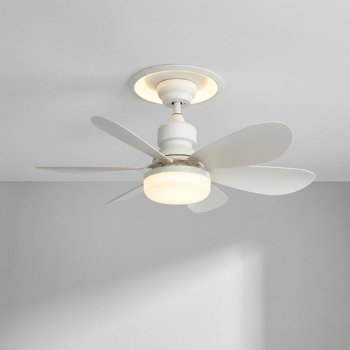 Lampa sufitowa z przyciemnianą diodą LED i pilotem – cichy wentylator, 4500 lumenów, nowoczesny design 2