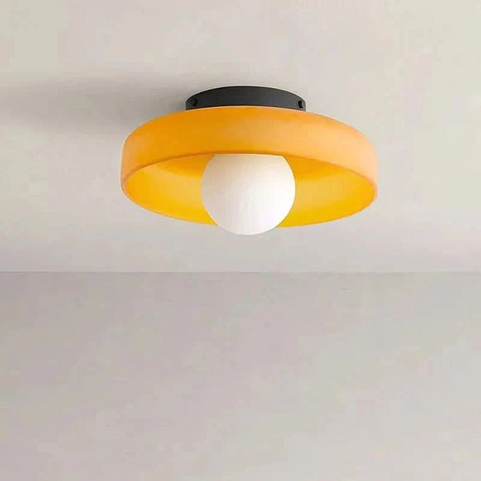 Lampa sufitowa z miękkim oświetleniem – skandynawski design ze szkła do nowoczesnych wnętrz 2