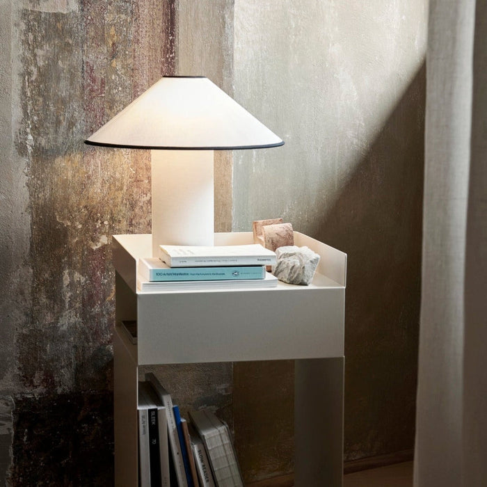 Lampa Stołowa Szklana Colette z Metalowym Wykończeniem – Elegancka Lampa Stołowa do Salonu w Cieplej Barwie 5