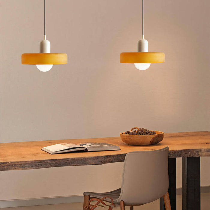Kolorowa szklana lampa wisząca w stylu Bauhaus – nowoczesna lampa wisząca do użytku wewnątrz pomieszczeń 6