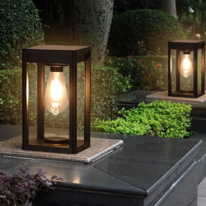 Kolumnowa Lampa Solarna LED z Czujnikiem Ruchu – Wodoodporna Lampy Solarne Ogrodowe z Aluminiową Konstrukcją 1