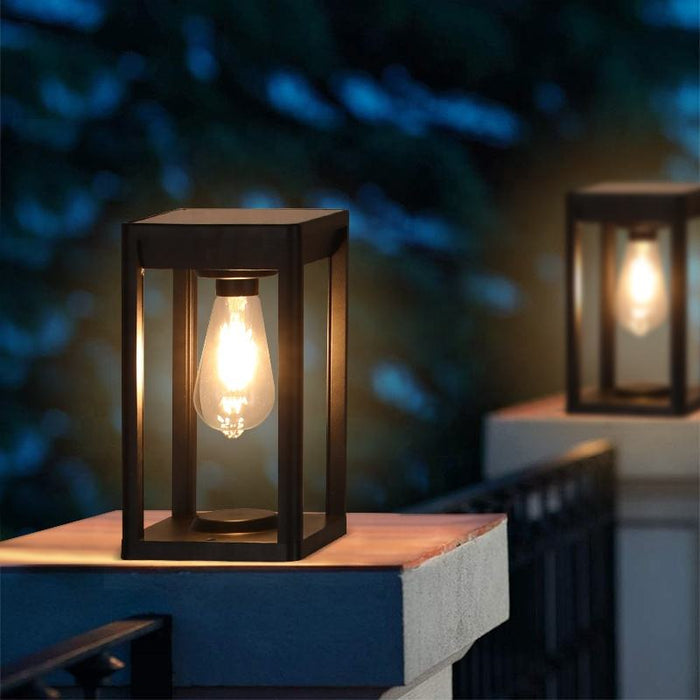 Kolumnowa Lampa Solarna LED z Czujnikiem Ruchu – Wodoodporna Lampy Solarne Ogrodowe z Aluminiową Konstrukcją 4