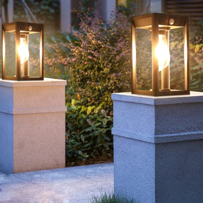 Kolumnowa Lampa Solarna LED z Czujnikiem Ruchu – Wodoodporna Lampy Solarne Ogrodowe z Aluminiową Konstrukcją 5