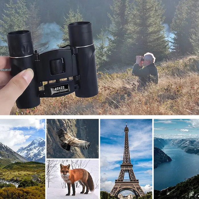 Kompaktowa lornetka myśliwska z powiększeniem 40x i zasięgiem 2000 m – HD Professional Optics 3