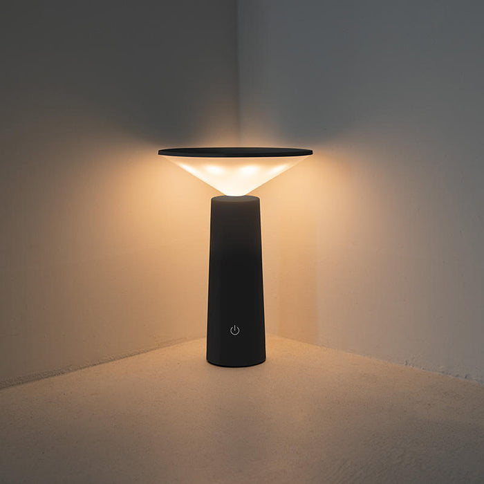 Lampa Stołowa LED Bezprzewodowa z Regulacją Jasności – Nowoczesna Lampka Nocna do Salonu i Sypialni 0