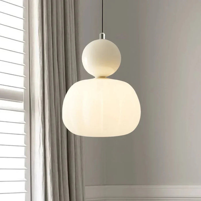 Kremowa lampa wisząca w stylu Art Deco – Elegancka i Stylowa 0