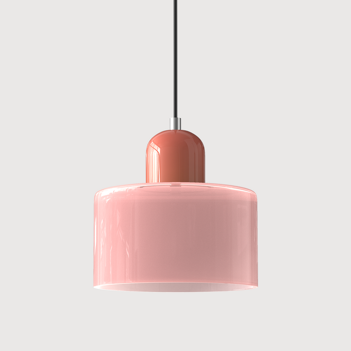 Szklana Lampa Wisząca Bauhaus Creative – Elegancka Lampa do Salonu i Jadalni, Regulowana Długość, Nowoczesny Design 0