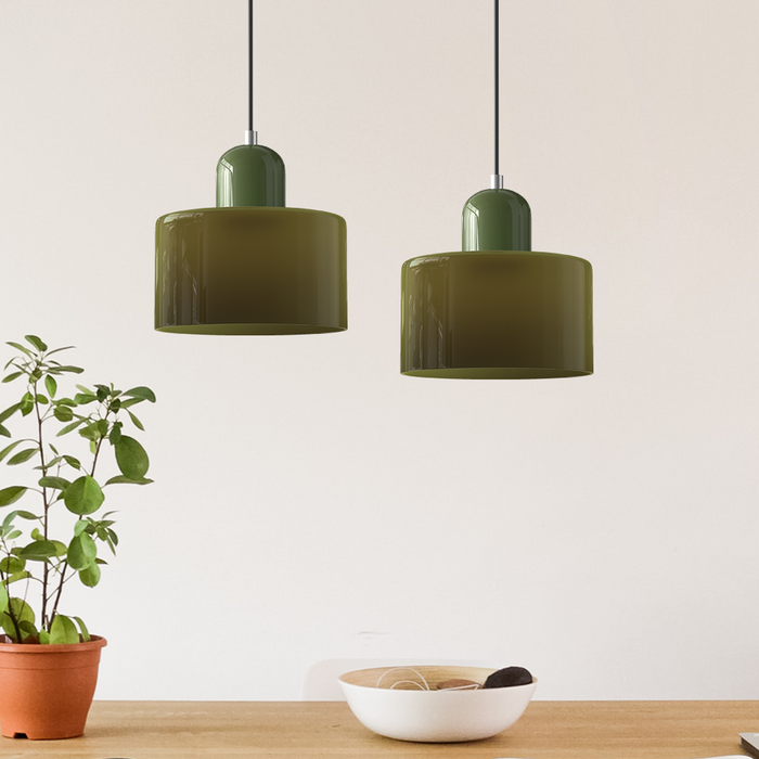 Szklana Lampa Wisząca Bauhaus Creative – Elegancka Lampa do Salonu i Jadalni, Regulowana Długość, Nowoczesny Design 2