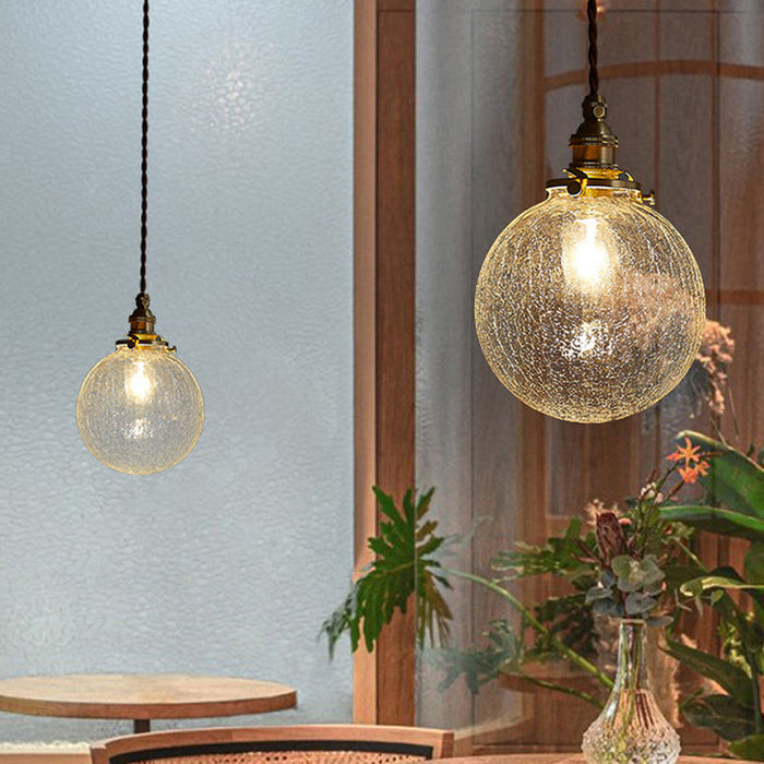Lampa Wisząca z Kryształowego Szkła E27 – Minimalistyczny Design do Jadalni 3