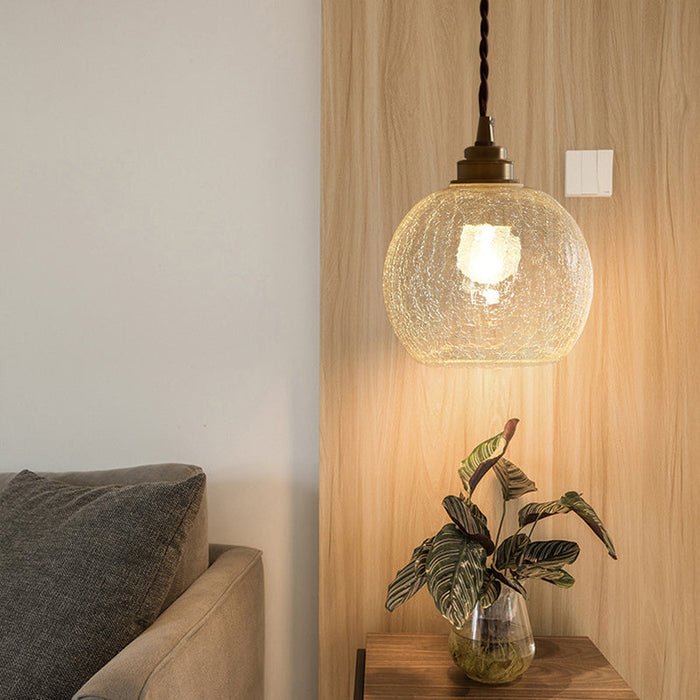 Lampa Wisząca z Kryształowego Szkła E27 – Minimalistyczny Design do Jadalni 4