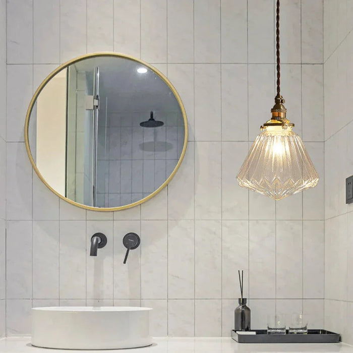 Lampa Wisząca z Kryształowego Szkła E27 – Minimalistyczny Design do Jadalni 5