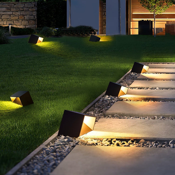 Solarny Oświetlenie Ogrodowe Cube Garden z Diody LED – Kompaktowa Lampa Zewnętrzna IP65 do Małych Przestrzeni 2