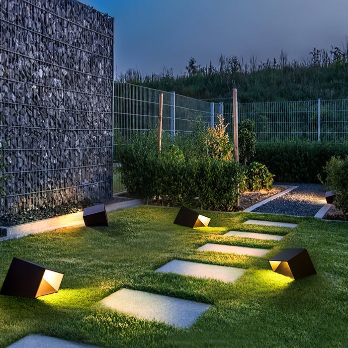 Solarny Oświetlenie Ogrodowe Cube Garden z Diody LED – Kompaktowa Lampa Zewnętrzna IP65 do Małych Przestrzeni 5