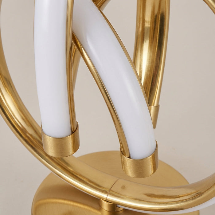 Zakrzywiona lampa stołowa LED z kompaktową podstawą, nowoczesny design, ciepłe światło, ideal 3