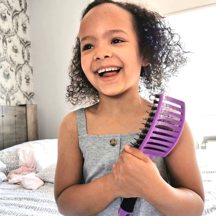 Hair Brush for Detangling with Soft Bristles – Ergonomic Design for Smooth, Frizz-Free Finish 3