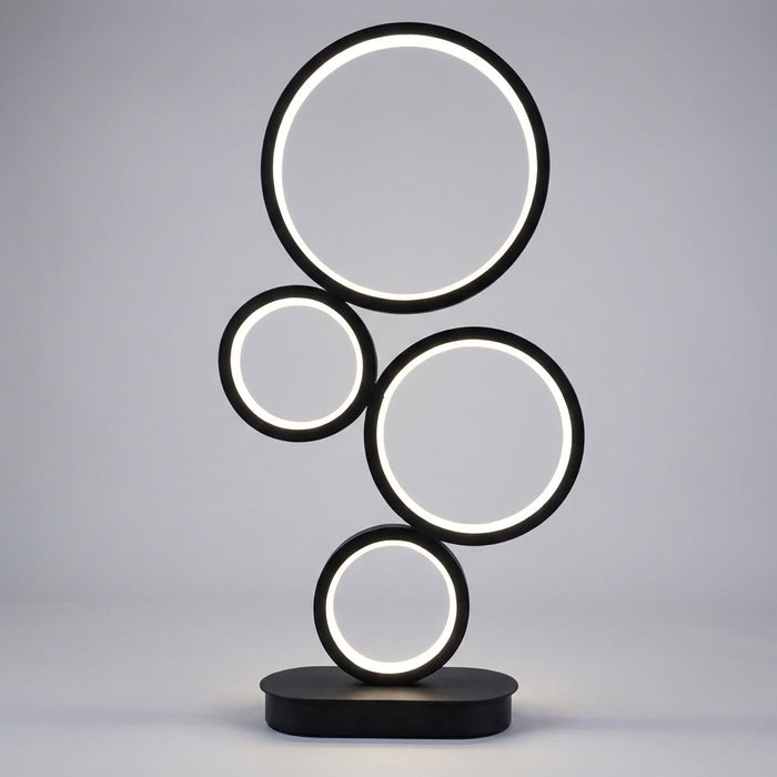 Nowoczesna lampa sufitowa LED z bezstopniowym przyciemnianiem, wykonana z akrylu i aluminium, ideal 2