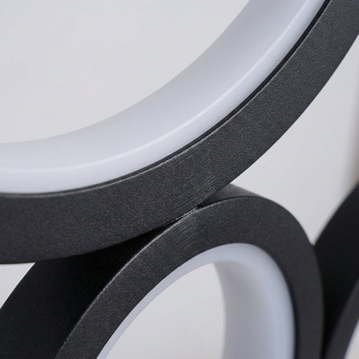 Nowoczesna lampa sufitowa LED z bezstopniowym przyciemnianiem, wykonana z akrylu i aluminium, ideal 3