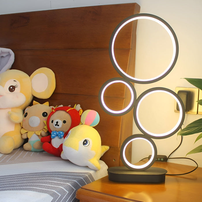 Nowoczesna lampa sufitowa LED z bezstopniowym przyciemnianiem, wykonana z akrylu i aluminium, ideal 4