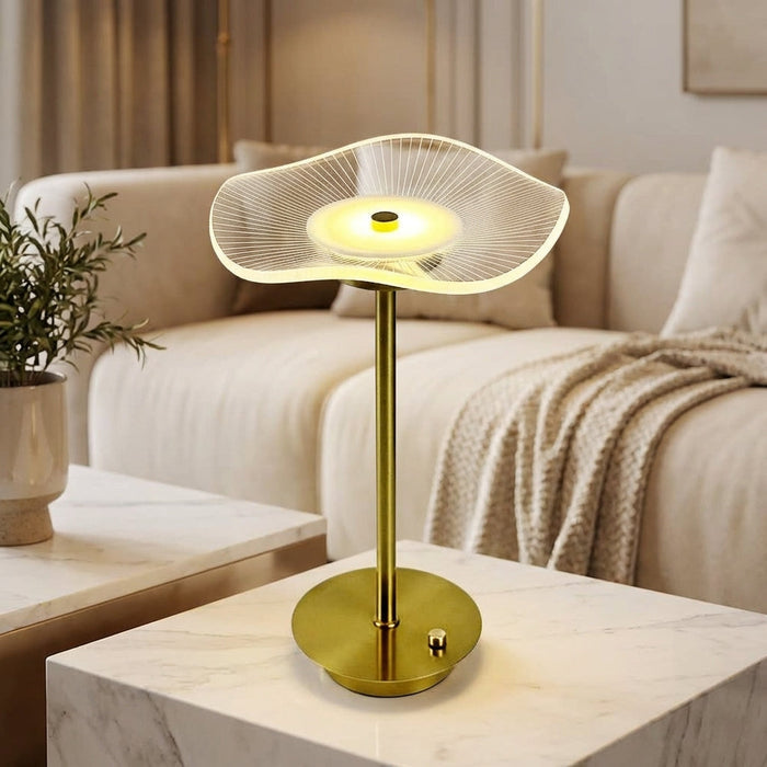 Lampa stołowa LED z regulacją jasności w minimalistycznym designie, wykonana z żelaza, nowoczesna, cz 0