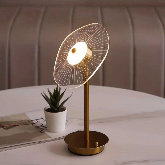 Lampa stołowa LED z regulacją jasności w minimalistycznym designie, wykonana z żelaza, nowoczesna, cz 5