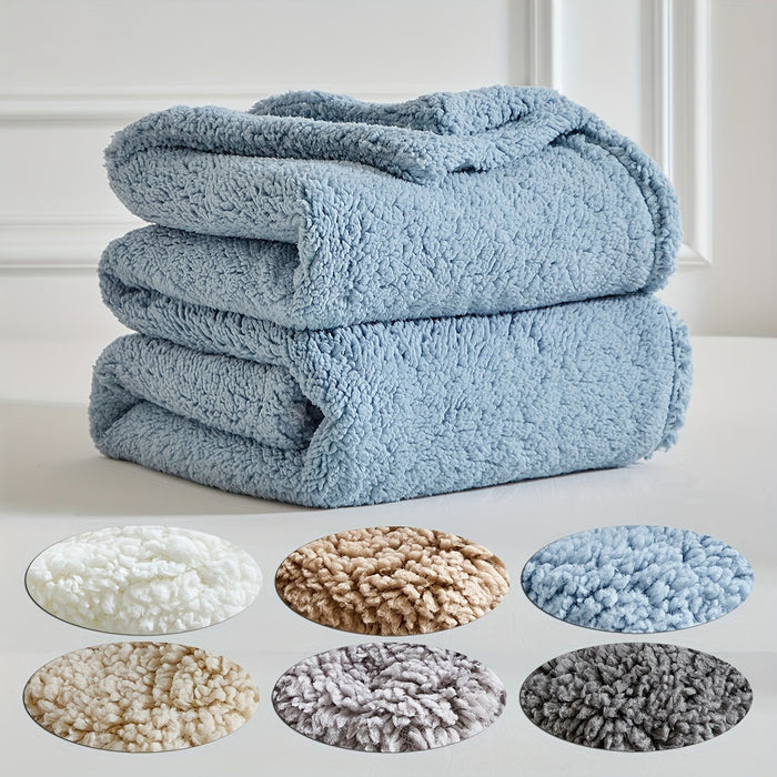 SnuggleTwist – dwustronny, ultramiękki koc z polaru Sherpa – podwójna miękkość i wygoda 7