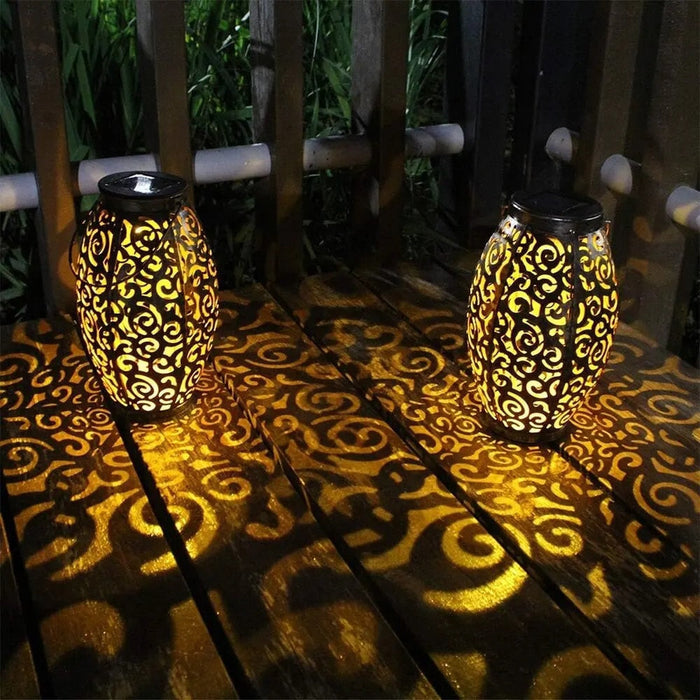 Double the garden — lighting for the price of one with our solar lantern.