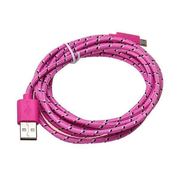 Wytrzymały Kabel Lightning 10 Stóp do iPhone'a i iPoda – Pleciony Kabel USB Lightning o Wysokiej Jakości 6