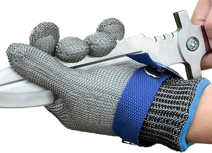 Wytrzymałe Rękawice Ochronne ze Stali Nierdzewnej, Odporne na Przecięcie, Ergonomiczne Rękawice Robocze 5