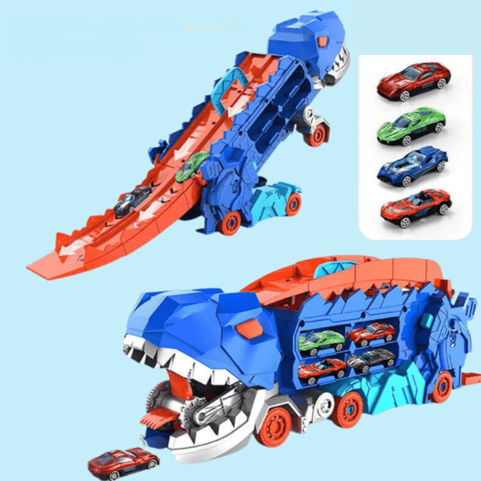 Dino Adventure Truck Unikalny transformowalny zestaw do zabawy bez końca 0
