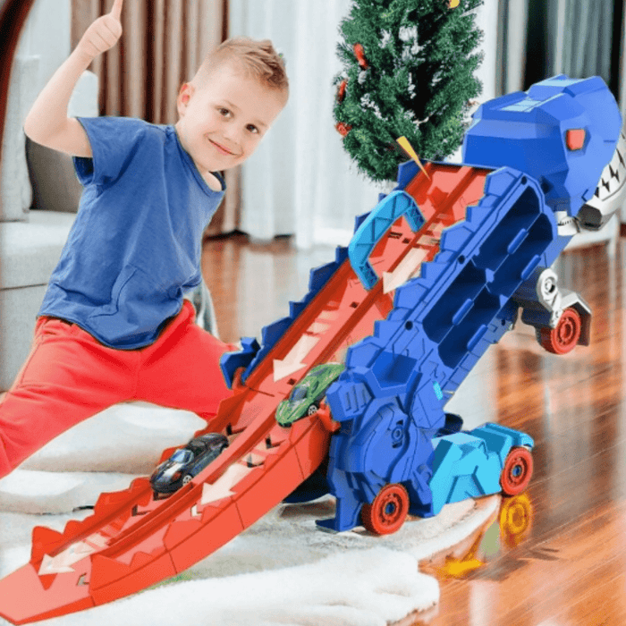 Dino Adventure Truck Unikalny transformowalny zestaw do zabawy bez końca 1
