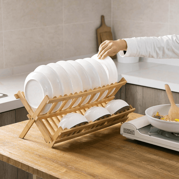 EcoDry – bambusowa suszarka do naczyń do zrównoważonej kuchni 1