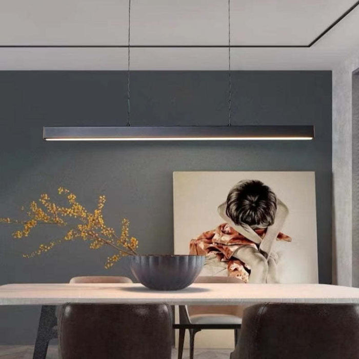 Lampa Wisząca LED Edge Industrial z Metalową Obudową i Akrylowym Kloszem 0