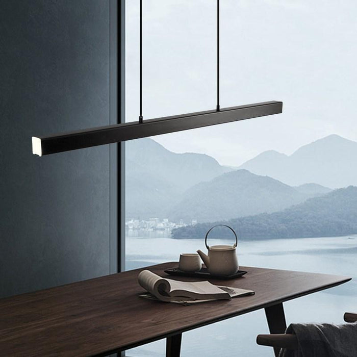 Lampa Wisząca LED Edge Industrial z Metalową Obudową i Akrylowym Kloszem 2